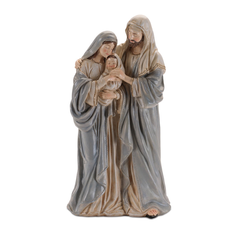 Statue de famille de vacances H 12 po