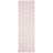 Bogner Hand Woven Flat Weave Wool/Cotton Chevron Rug in Ivory/Pink-352558466