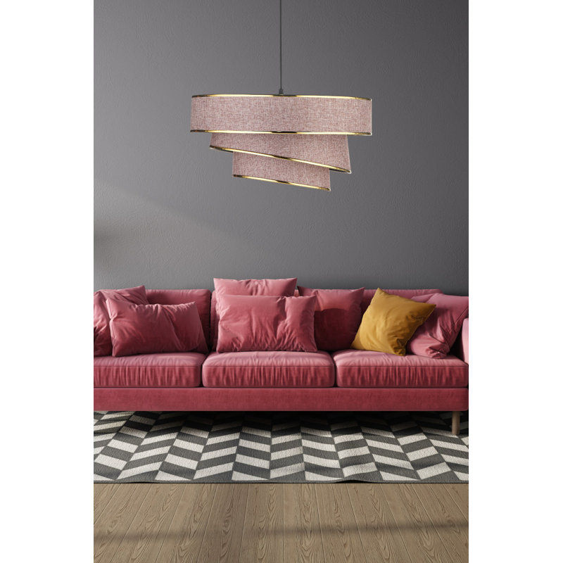 Chandle Chandelier, Gold/Brown