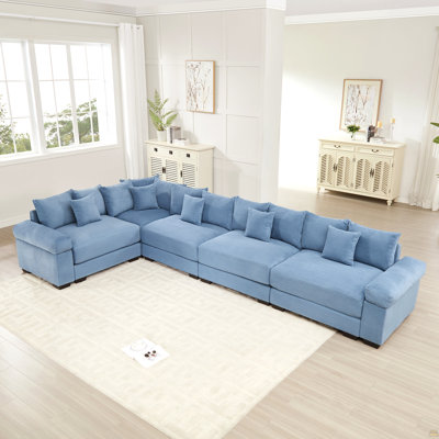 Oversized Cloud Modular Sectional Couch,Convertible Sectional Couches