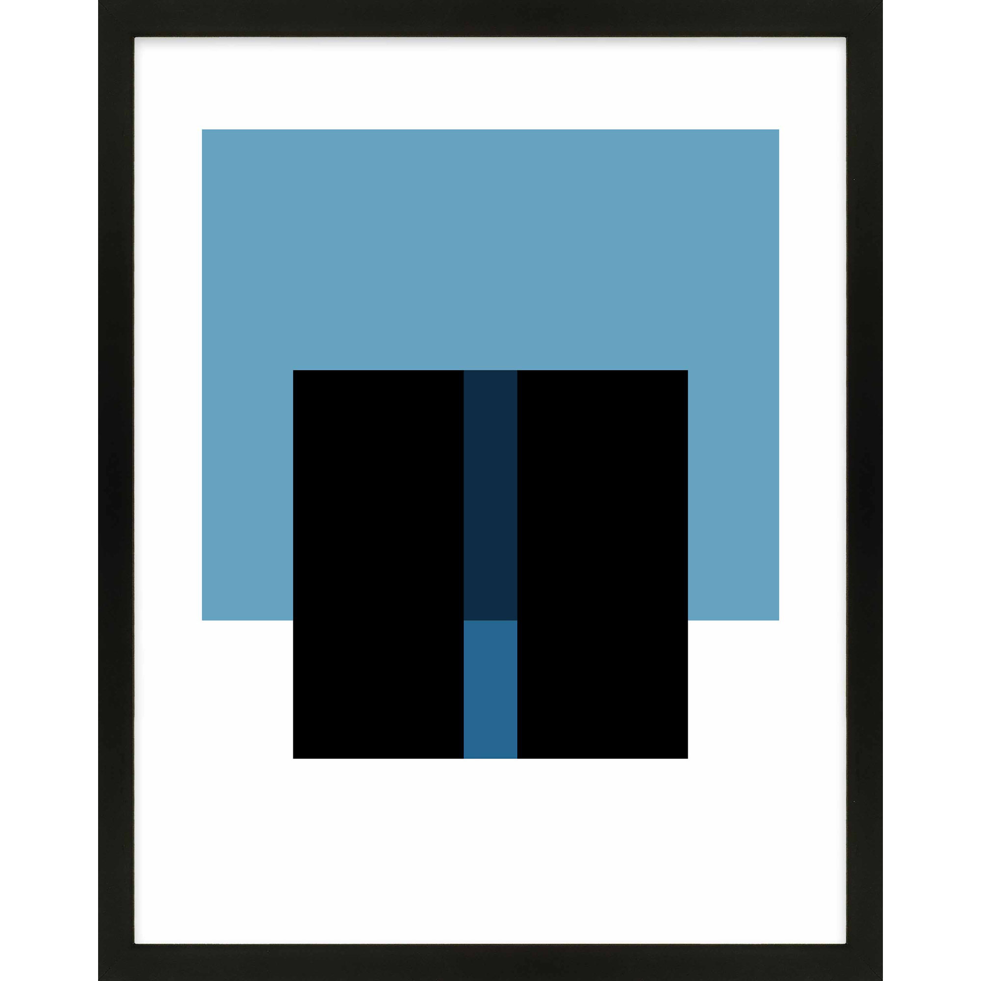 Black & Blue 2 by Jacques Pilon, 30" H x 24" W 