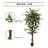 72'' Faux Ficus Tree in Pot
