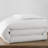 Emrik Brushed Organic Cotton Percale Duvet Cover Set-588823274-588823279