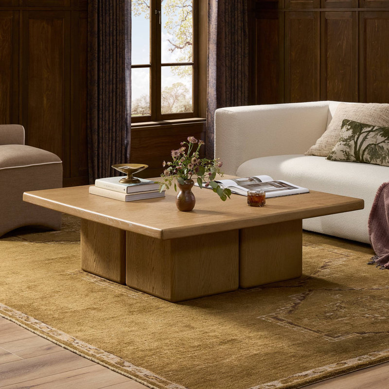 Table basse Pecos - Chêne clair délavé