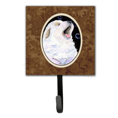 Porte-laisse et crochet mural great pyrenees