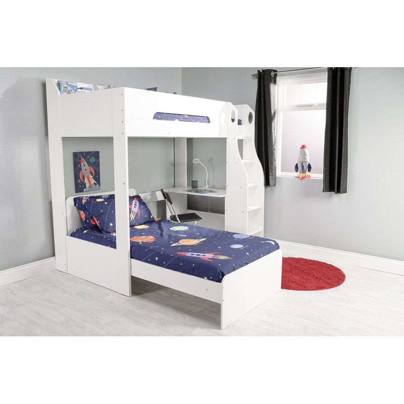 Koeller Single (3') Bunk Bed with Desk Included