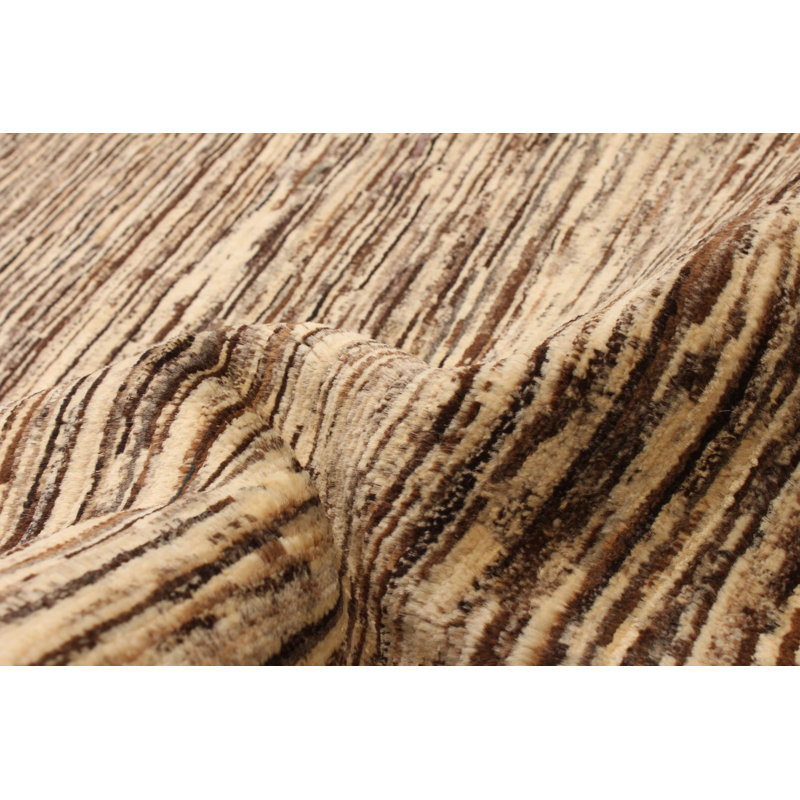 Tapis brun Hamid Finest Gabbeh 6 pi 8 po x 9 pi 7 po