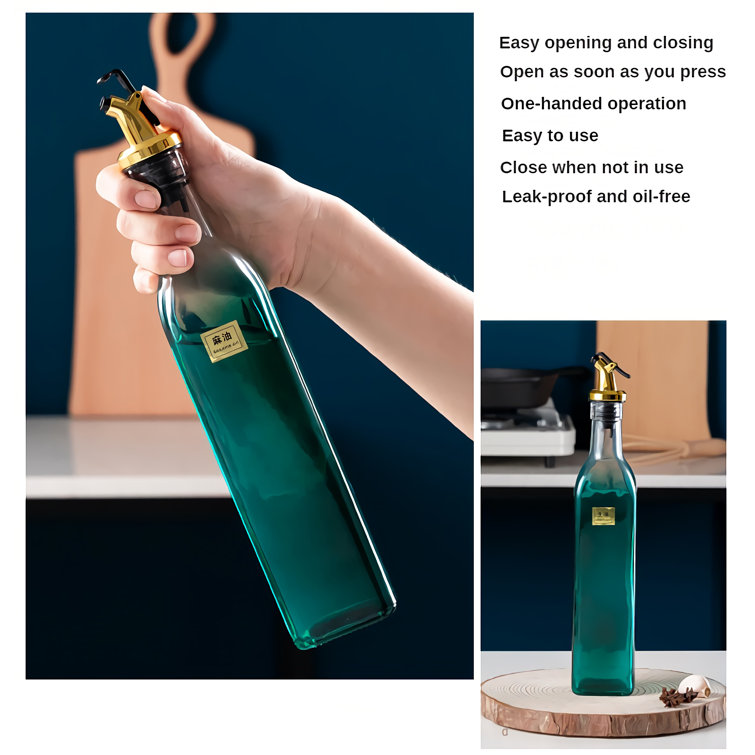 Kitchen Seasoning Products. , Seasoning Bottle, Light Luxury Green 15 Piece Square Cylinder Set Rosdorf Park
