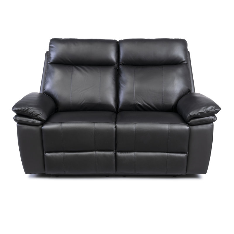 Cooney 2 Seater Electric Reclining Loveseat, Black