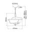 Augill Glass Semi Flush Mount
