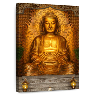 Statue de Bouddha doré