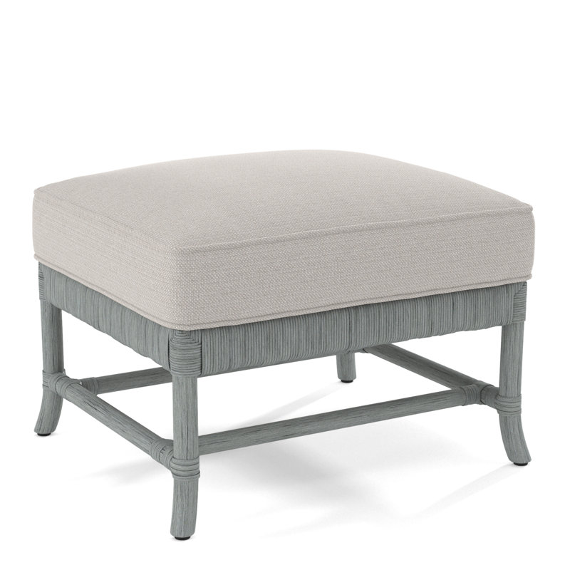 Lafayette Ottoman, Black Buffalo Check; 0120-81, French Yellow
