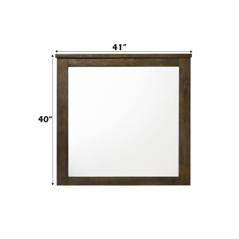 Miroir décoratif pour l'intérieur, miroir à cadre en bois, miroir décoratif rectangulaire pour l'intérieur