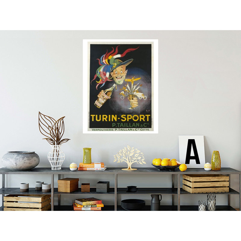 «Turin-Sport Alcoic Beverage» par Mich - impression giclée, H 40 po x l 32 po