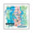 White Floater Framed