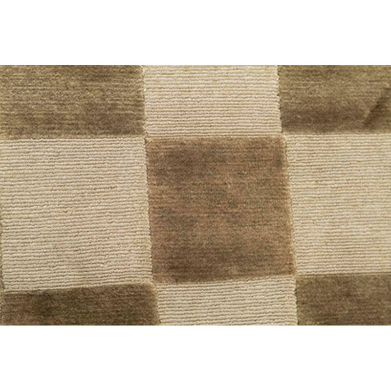 Hand-Knotted High-Quality Brown and Beige Area Rug