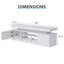 Meuble télé d'intérieur 63 po pour téléviseur de 75 po ou moins-1744316467