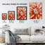 Dahlia Flower Close Up Petals Painting Wall Art Print