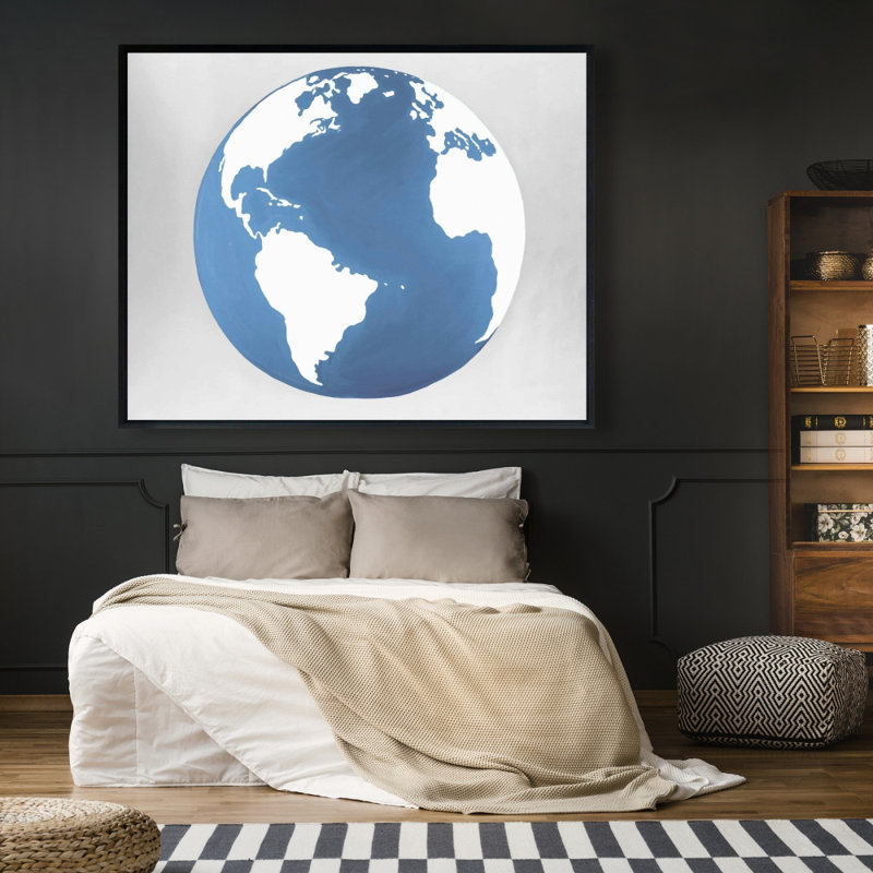 The Earth Print On Canvas