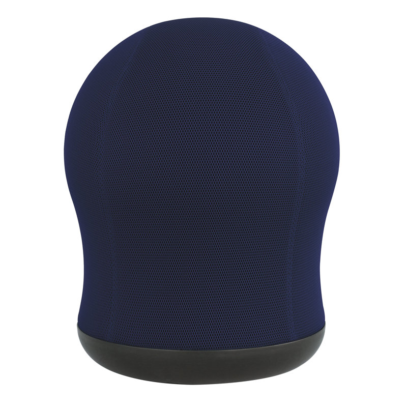 Ergonomic Ball Chair, Black, Fabric