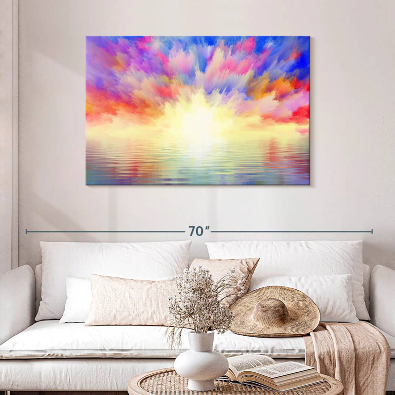 Alvord Ocean Sunrise Burst, H 30 po x l 45 po