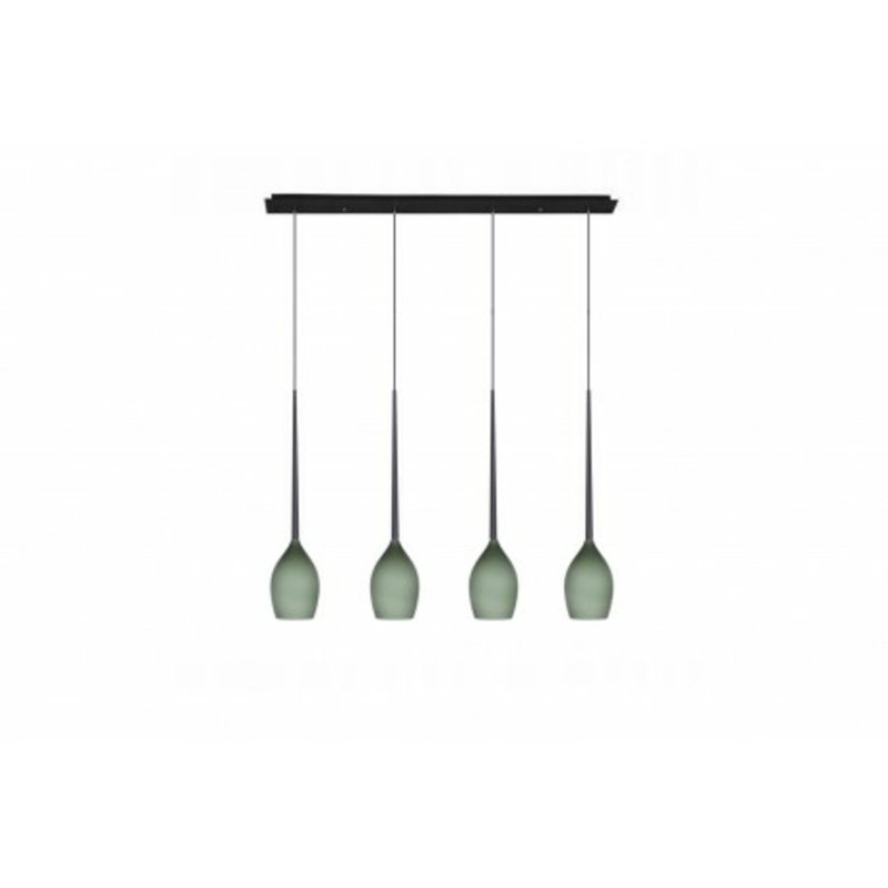 Izza 4 - Light Black Kitchen Island Pendant