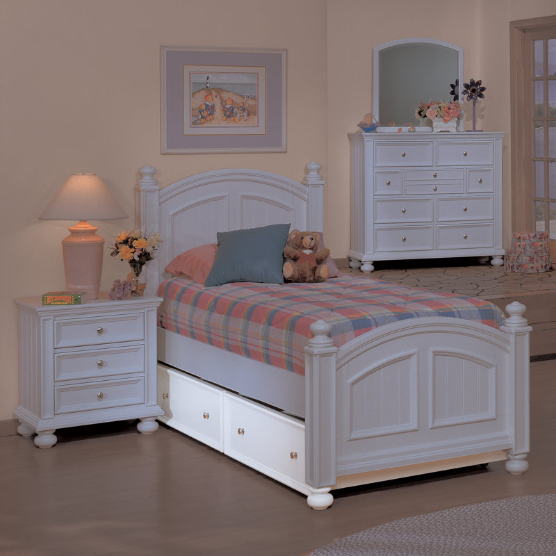 13 in. Trundle Unit, White