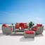 Cannes 6 Piece Love and Club Deep Seating Group with Cushions-1656427721