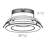 6'' White LED Decorative Recessed Trim-78609288