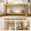 Console 63 "avec tablette de rangement Boho