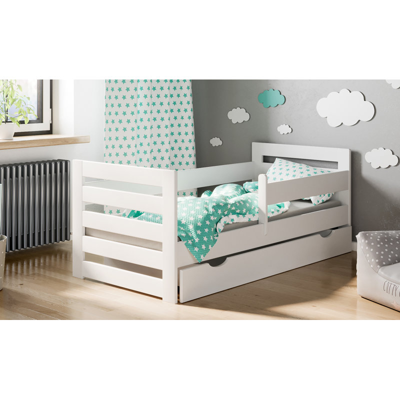 Noam Cabin Bed with Storage Included, 80 x 160cm, White