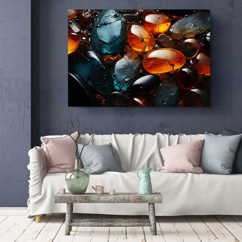 «Beautiful Minerals Gems», impression sur toile, H 24 po x l 36 po x P 1 po