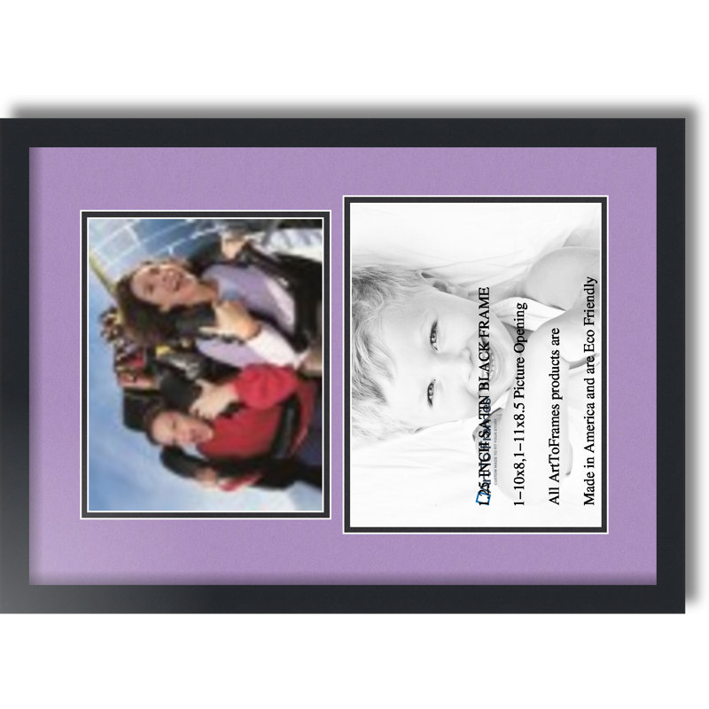 Cadre photo Jammie, Brume lavande, 8 po x 10 po, 8,5 po x 11 po