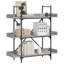 Sandre 100cm W Metal Bookcase-903798613-903798611