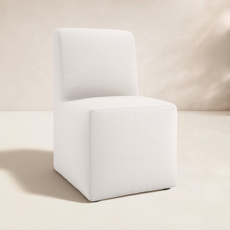 Chaise de patio Praia Sunbrella®, Tissu blanc Sunbrella®