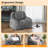 Large Bean Bag Chair for Adults & Teens, Soft Floor Lounger with Filling for Living Room, Bedroom or Game Room, Gray-358147213