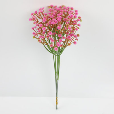 36 pièces de fleurs artificielles roses, plantes artificielles ciel étoilé, ornements de fleurs artificielles pour la maison de mariage, accessoires et décorations de fleurs artificielles d'intérieur et d'extérieur, total 6 paquets (6 pièces / paqu