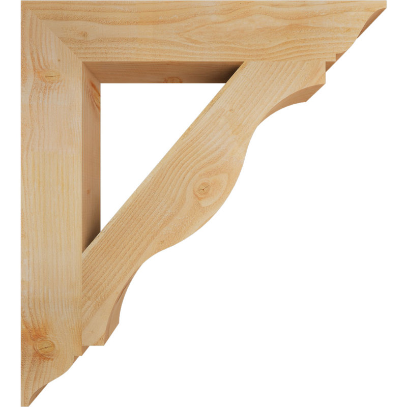 Support traditionnel Funston, H 40 po x l 6 po x P 36 po, Douglas, Scié brut