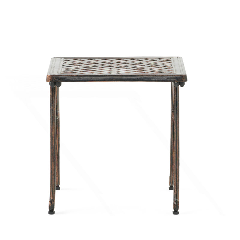 Cast End Table, Patio Table