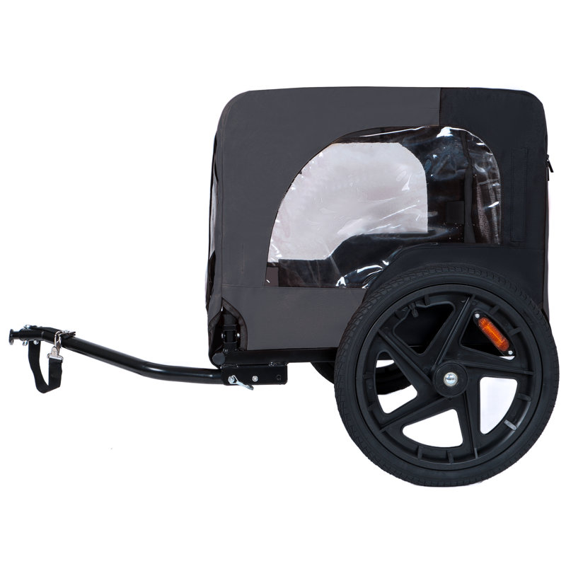Poussette pliable pour animaux, Gris foncé