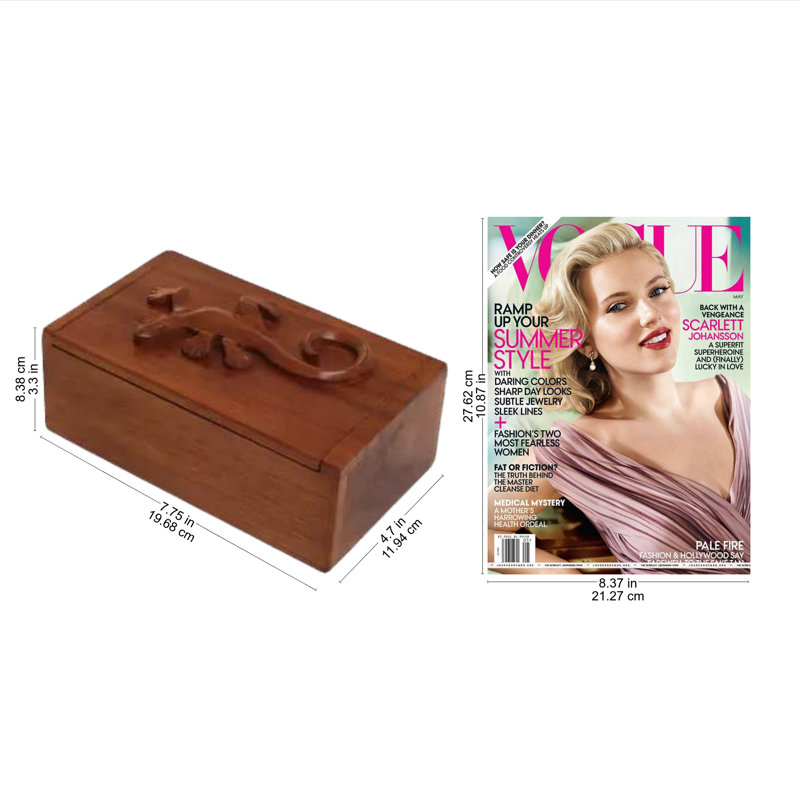 Boîte décorative en bois