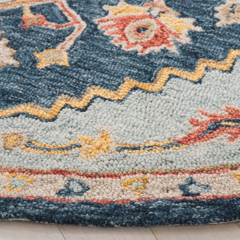 Tapis en laine Mahlum, Rond 6 po