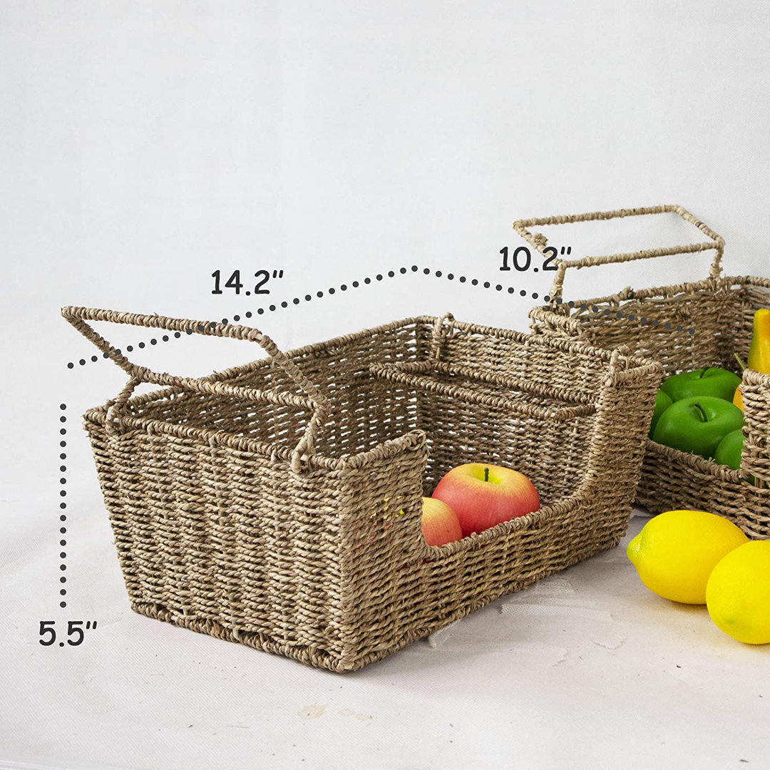 Bay Isle Home Wicker Decorative Basket