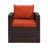 Arlington Wicker 5 - Person Seating Group with Cushions-814772317