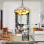 Spoffo Modern Colorful 50-Light Bubble Glass Chandelier Cluster Pendant