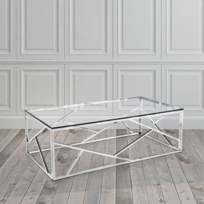 Laith Glass Top Coffee Table