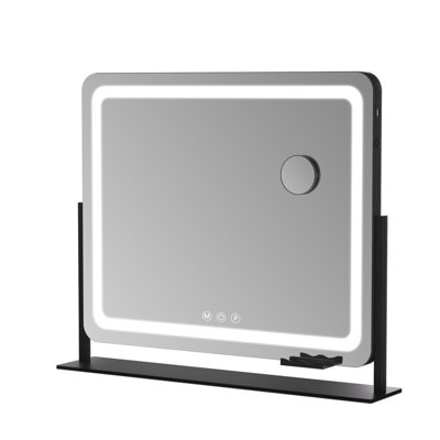 Miroir de salle de bain à DEL et miroir de salle de bain à intensité variable avec garantie de 1 an