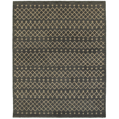 Hand Tufted Wool Geometric Indoor Rug