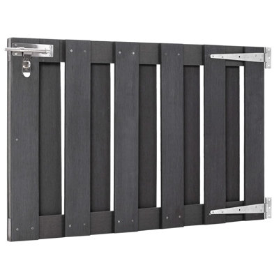 Turaco 3' x 5' (1m x 1.5m) Wood Plastic Composite Gate