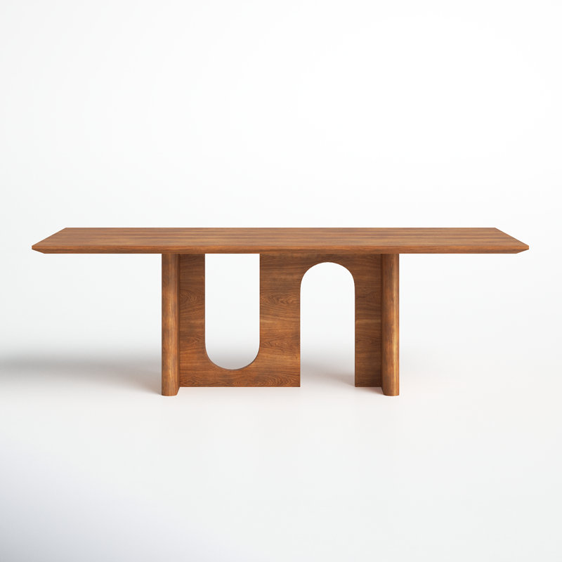 Tegan 92" Walnut Dining Table - Modern Design